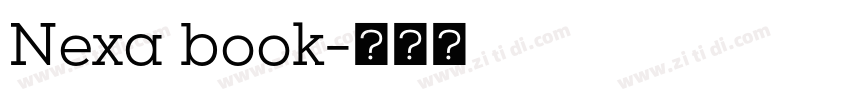 Nexa book字体转换